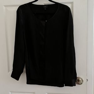 Silk black blouse